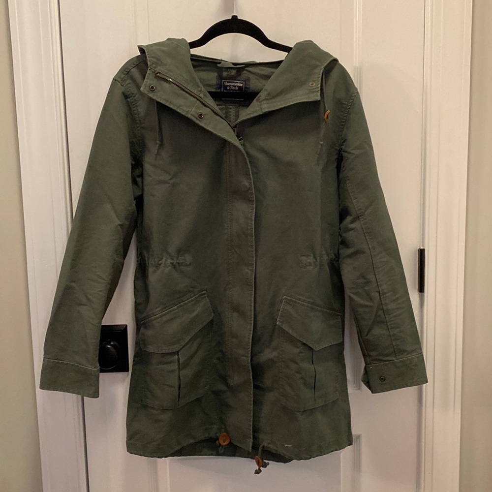 Abercrombie & Fitch Army Green Coat